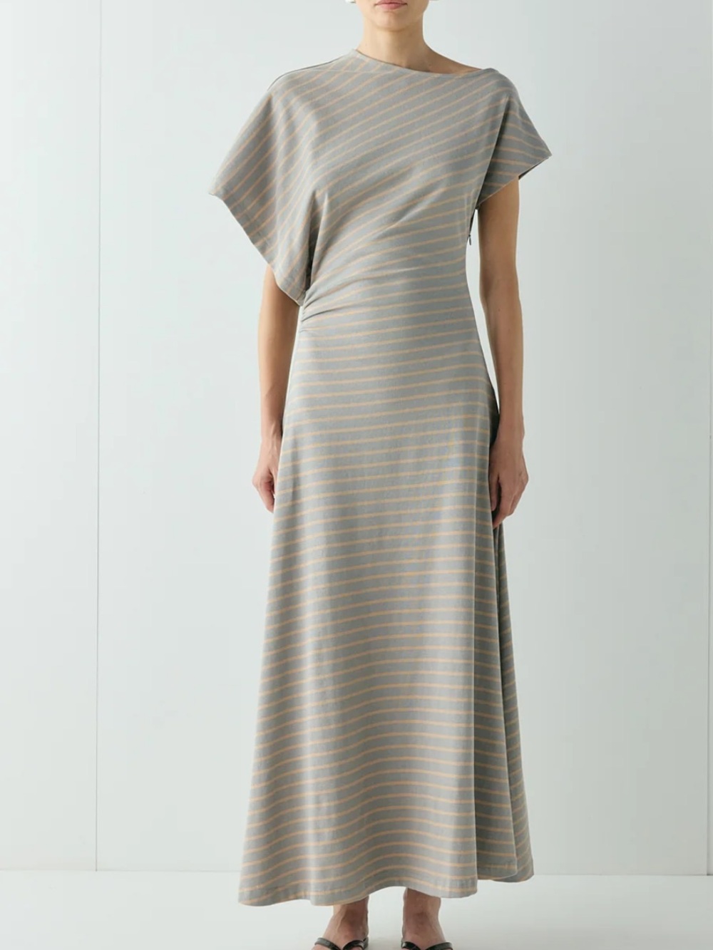 Verge Girl 100% Cotton Striped Maxi Dress